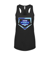Pueblo Athletic Booster Softball Plate - Womens Tank Top