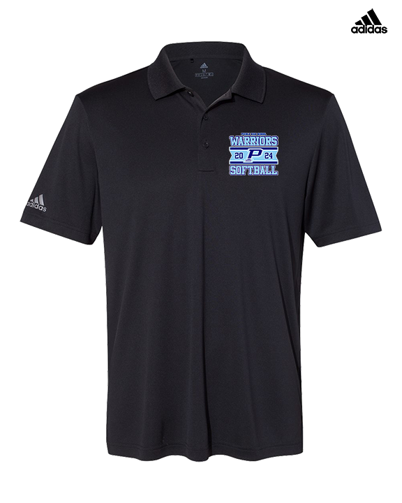 Pueblo Athletic Booster Softball Stamp - Mens Adidas Polo