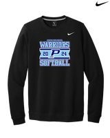 Pueblo Athletic Booster Softball Stamp - Mens Nike Crewneck