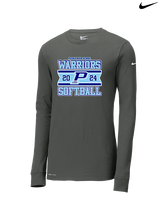 Pueblo Athletic Booster Softball Stamp - Mens Nike Longsleeve