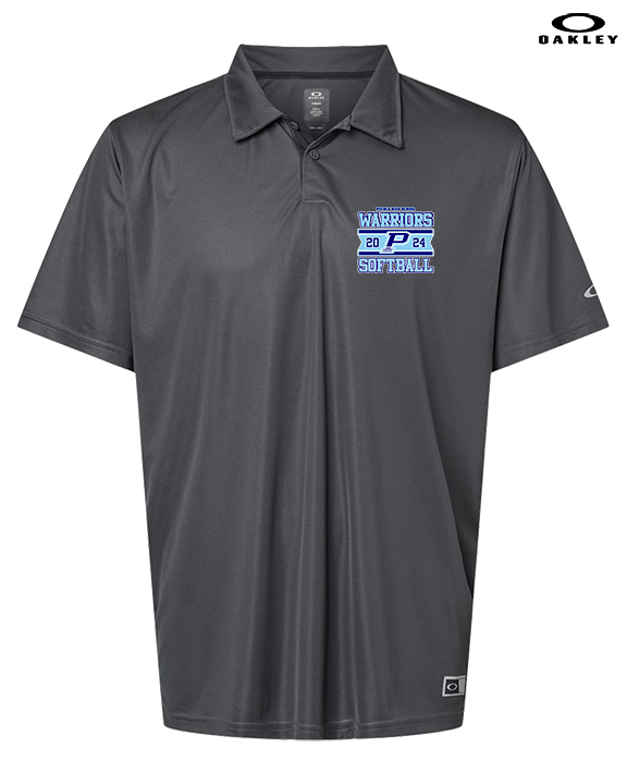 Pueblo Athletic Booster Softball Stamp - Mens Oakley Polo
