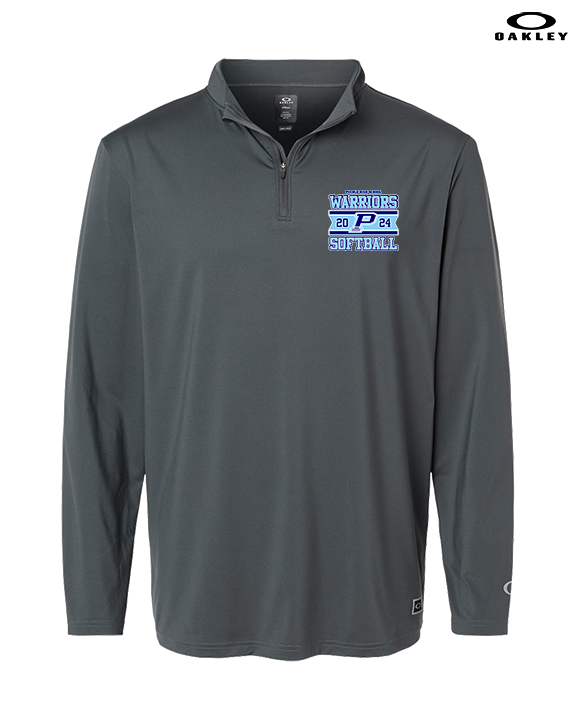 Pueblo Athletic Booster Softball Stamp - Mens Oakley Quarter Zip