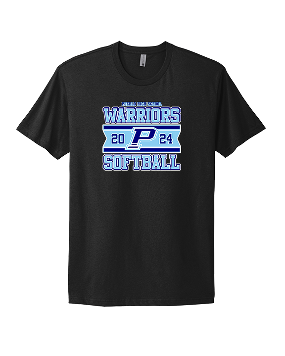 Pueblo Athletic Booster Softball Stamp - Mens Select Cotton T-Shirt