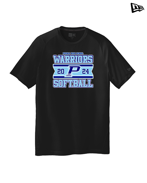 Pueblo Athletic Booster Softball Stamp - New Era Performance Shirt