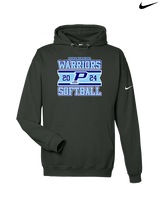 Pueblo Athletic Booster Softball Stamp - Nike Club Fleece Hoodie