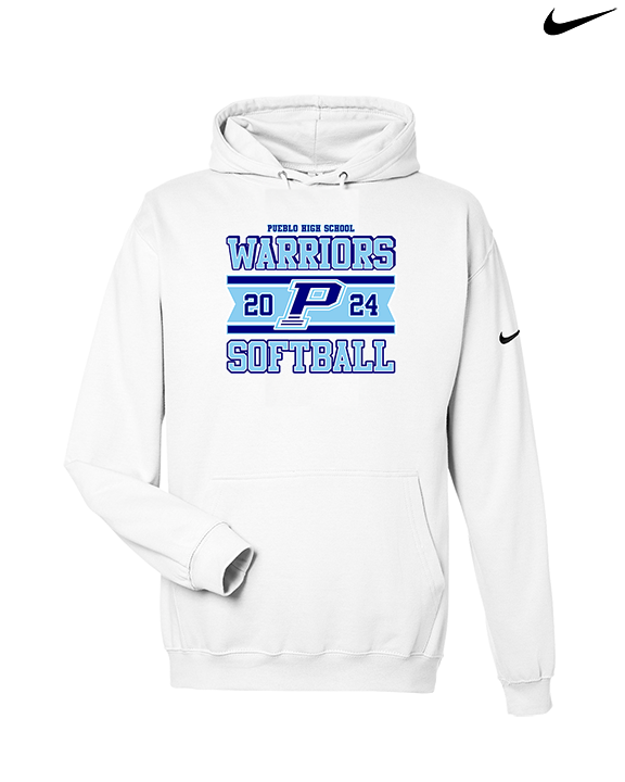 Pueblo Athletic Booster Softball Stamp - Nike Club Fleece Hoodie