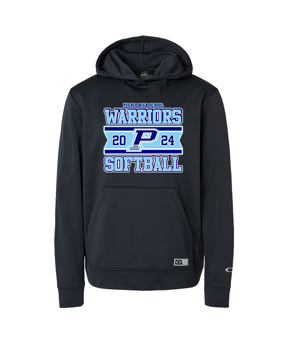 Pueblo Athletic Booster Softball Stamp - Oakley Performance Hoodie