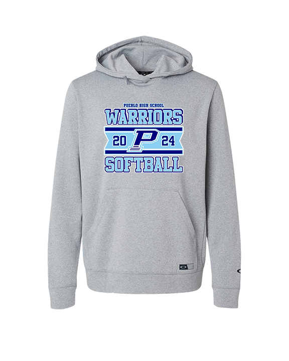 Pueblo Athletic Booster Softball Stamp - Oakley Performance Hoodie
