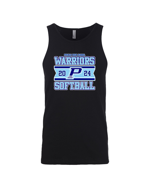 Pueblo Athletic Booster Softball Stamp - Tank Top