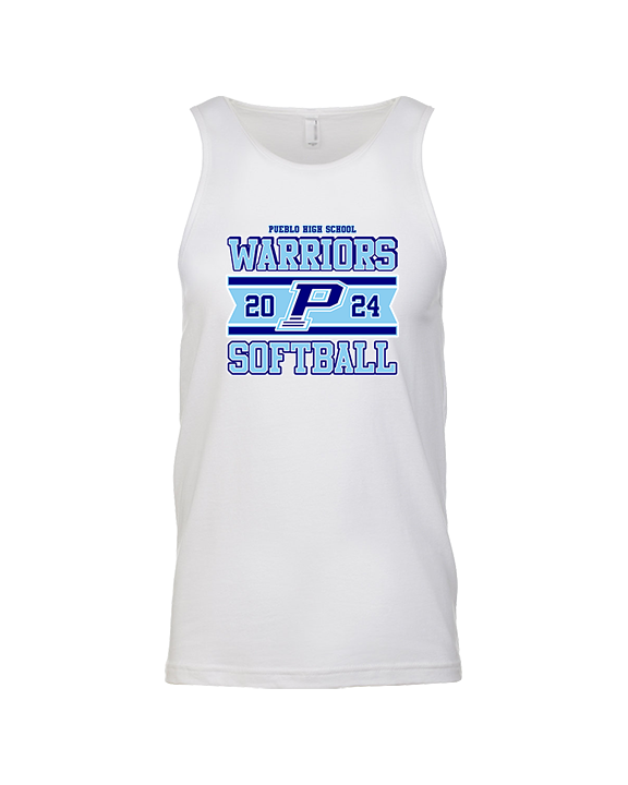 Pueblo Athletic Booster Softball Stamp - Tank Top