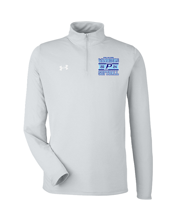 Pueblo Athletic Booster Softball Stamp - Under Armour Mens Tech Quarter Zip