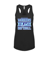 Pueblo Athletic Booster Softball Stamp - Womens Tank Top