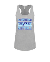 Pueblo Athletic Booster Softball Stamp - Womens Tank Top