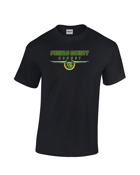 Pueblo County HS Football Design - Cotton T-Shirt