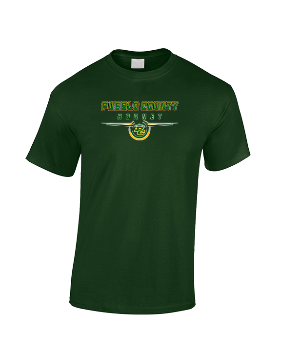 Pueblo County HS Football Design - Cotton T-Shirt