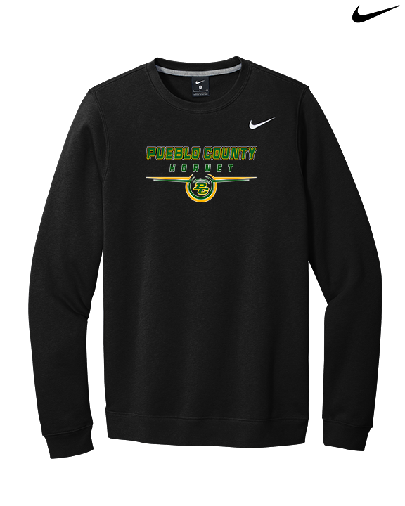 Pueblo County HS Football Design - Mens Nike Crewneck