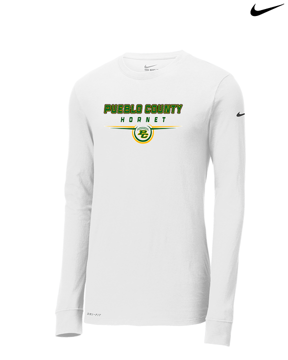 Pueblo County HS Football Design - Mens Nike Longsleeve