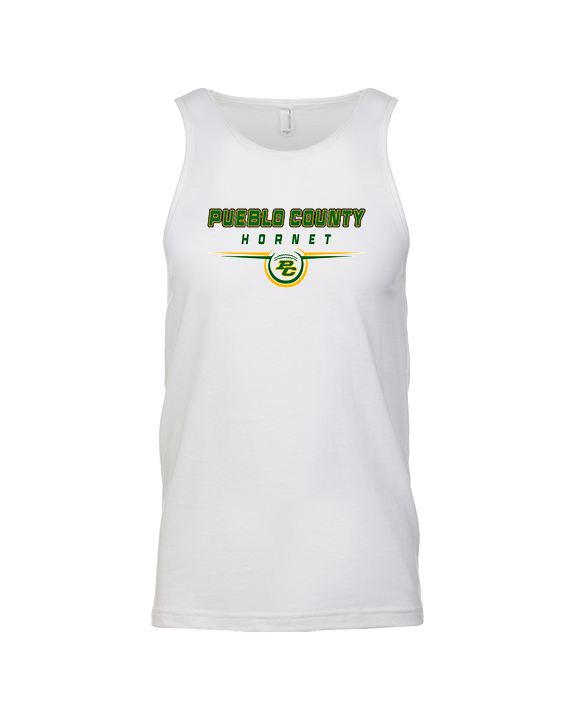 Pueblo County HS Football Design - Tank Top