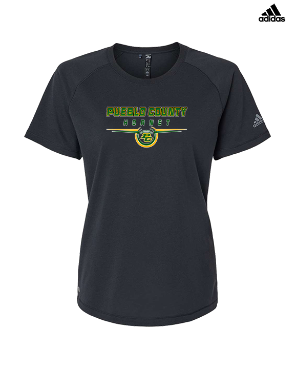 Pueblo County HS Football Design - Womens Adidas Performance Shirt