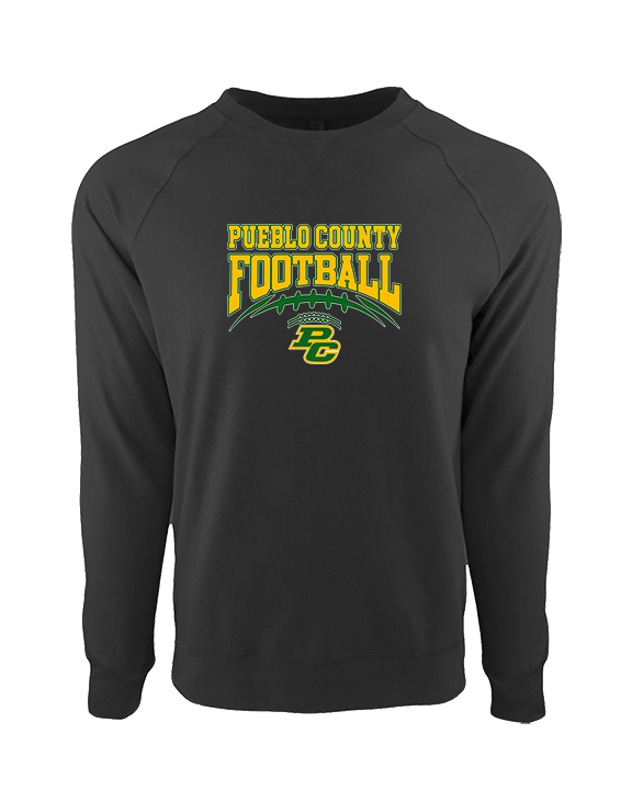 Pueblo County HS Football Football - Crewneck Sweatshirt