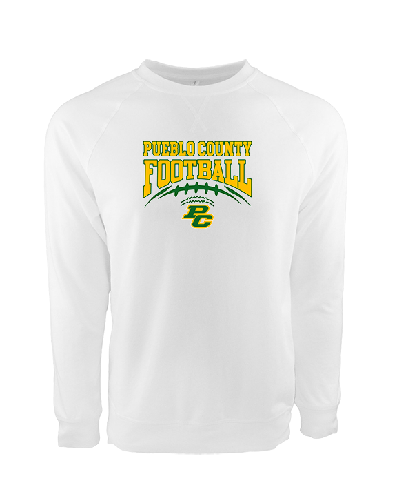 Pueblo County HS Football Football - Crewneck Sweatshirt