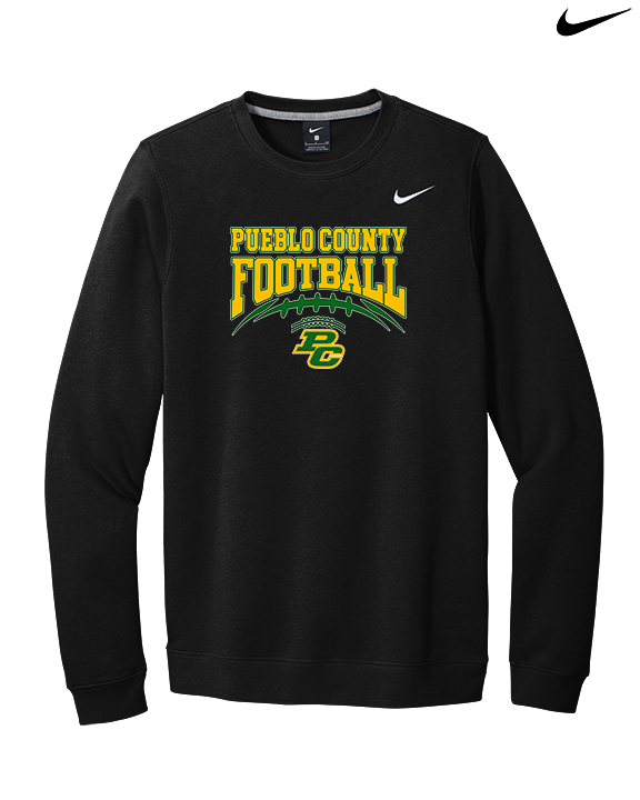 Pueblo County HS Football Football - Mens Nike Crewneck