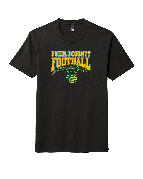 Pueblo County HS Football Football - Tri-Blend Shirt