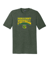 Pueblo County HS Football Football - Tri-Blend Shirt