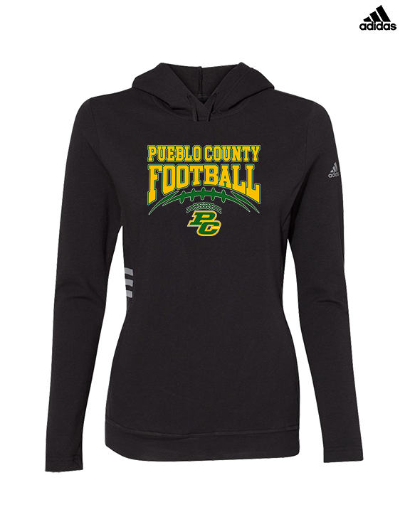 Pueblo County HS Football Football - Womens Adidas Hoodie