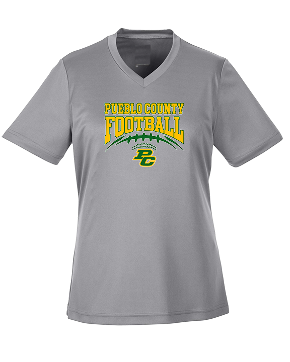 Pueblo County HS Football Football - Womens Performance Shirt