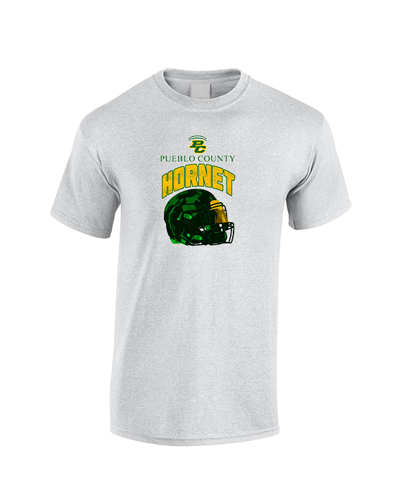 Pueblo County HS Football Helmet - Cotton T-Shirt