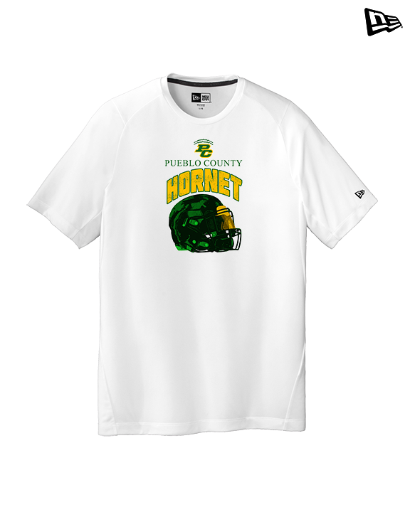 Pueblo County HS Football Helmet - New Era Performance Shirt