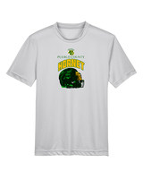 Pueblo County HS Football Helmet - Youth Performance Shirt