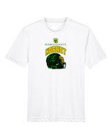 Pueblo County HS Football Helmet - Youth Performance Shirt