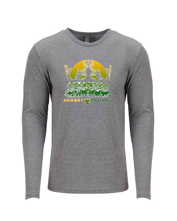 Pueblo County HS Football Unleashed - Tri-Blend Long Sleeve