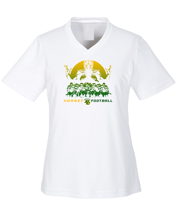 Pueblo County HS Football Unleashed - Womens Performance Shirt