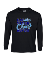 Pueblo HS Cheer Eat Sleep Cheer - Cotton Longsleeve