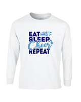 Pueblo HS Cheer Eat Sleep Cheer - Cotton Longsleeve