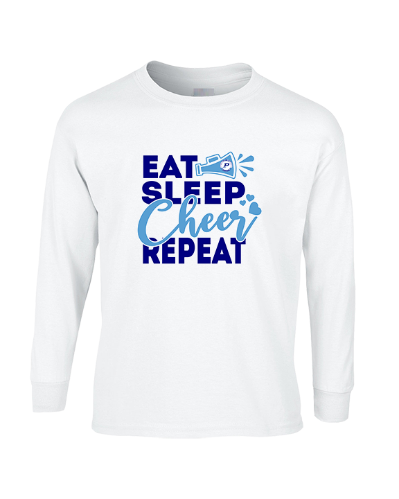 Pueblo HS Cheer Eat Sleep Cheer - Cotton Longsleeve