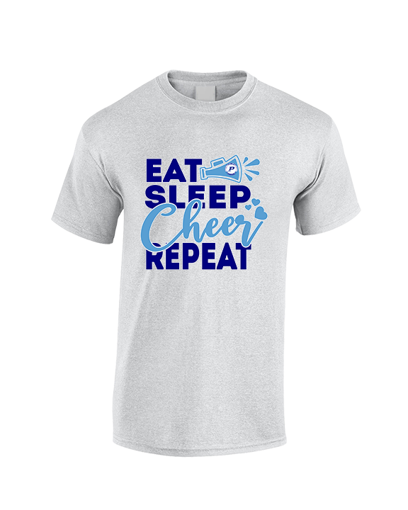 Pueblo HS Cheer Eat Sleep Cheer - Cotton T-Shirt