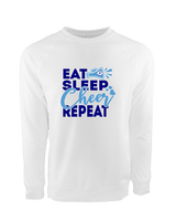 Pueblo HS Cheer Eat Sleep Cheer - Crewneck Sweatshirt