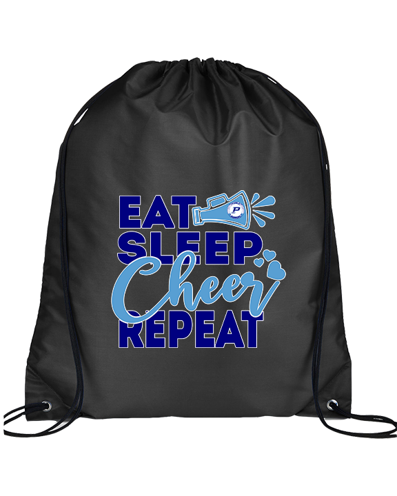 Pueblo HS Cheer Eat Sleep Cheer - Drawstring Bag