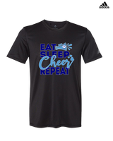 Pueblo HS Cheer Eat Sleep Cheer - Mens Adidas Performance Shirt
