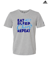 Pueblo HS Cheer Eat Sleep Cheer - Mens Adidas Performance Shirt