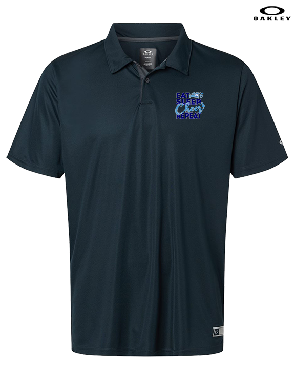 Pueblo HS Cheer Eat Sleep Cheer - Mens Oakley Polo