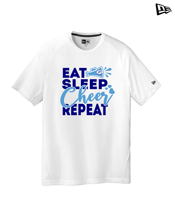 Pueblo HS Cheer Eat Sleep Cheer - New Era Performance Shirt