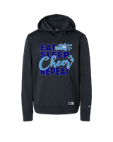 Pueblo HS Cheer Eat Sleep Cheer - Oakley Performance Hoodie