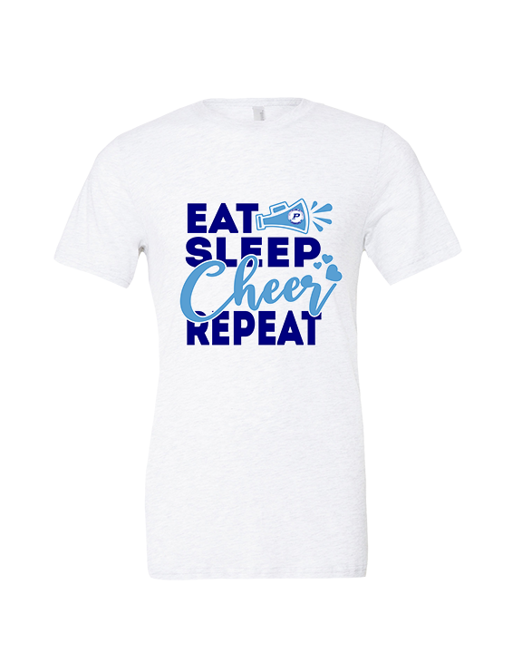 Pueblo HS Cheer Eat Sleep Cheer - Tri-Blend Shirt