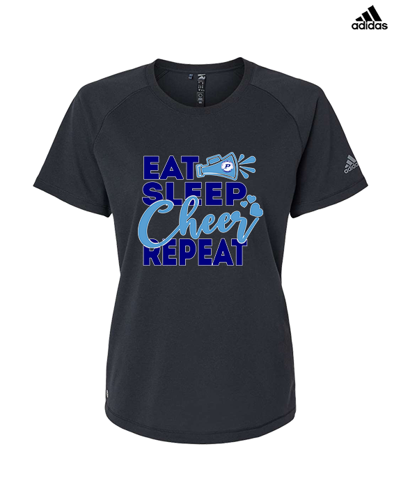 Pueblo HS Cheer Eat Sleep Cheer - Womens Adidas Performance Shirt
