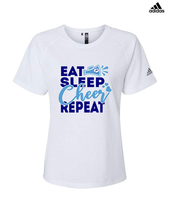 Pueblo HS Cheer Eat Sleep Cheer - Womens Adidas Performance Shirt